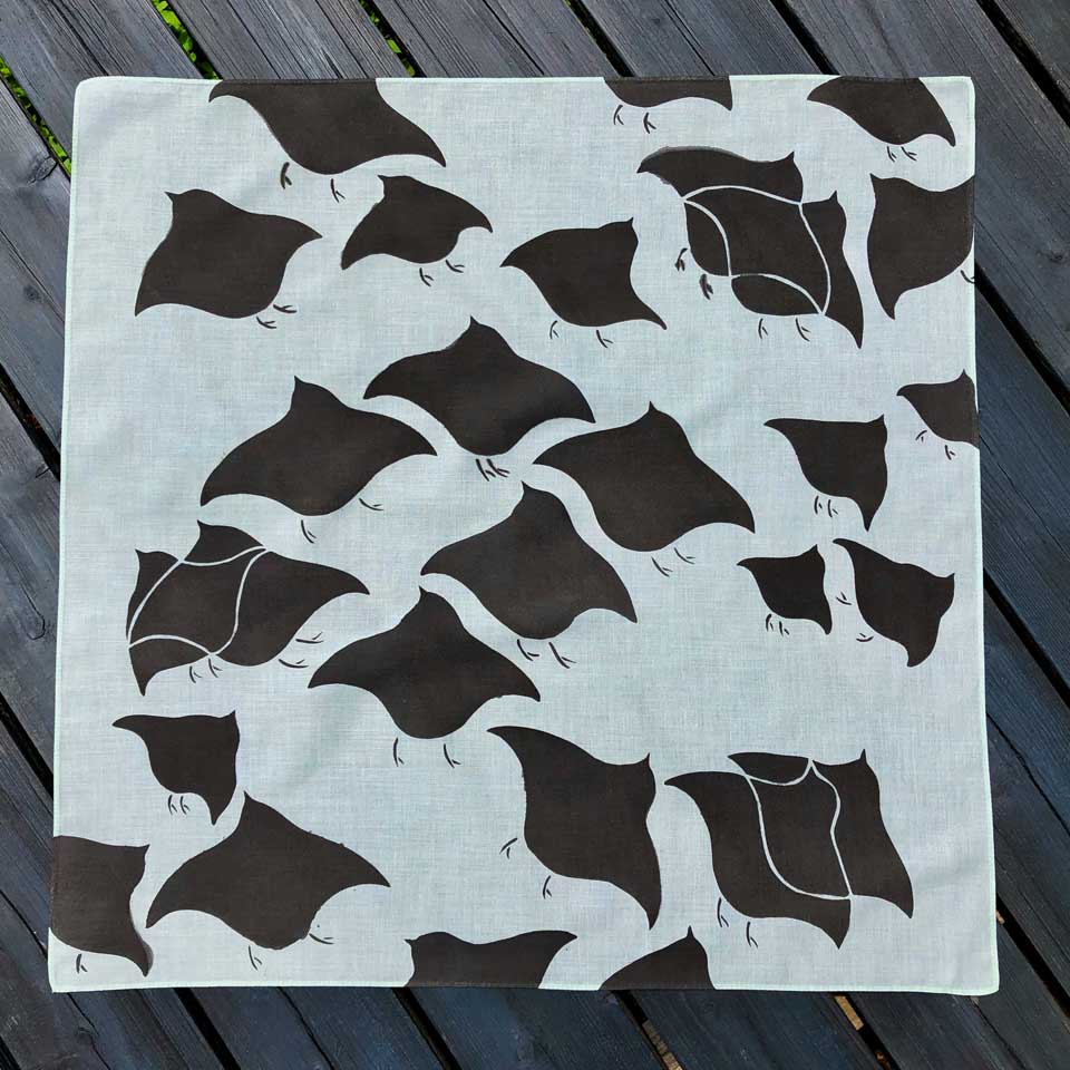 Chidori Freestyle (Dyeing with Fresh Indigo)