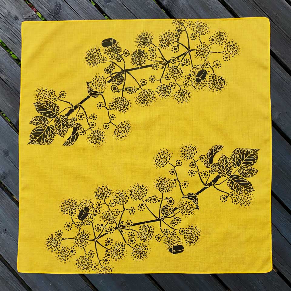 Udo (Dyeing with Onion skins)