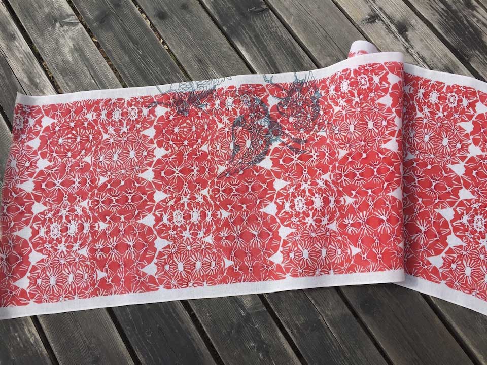 Radiated tortoise and Crane